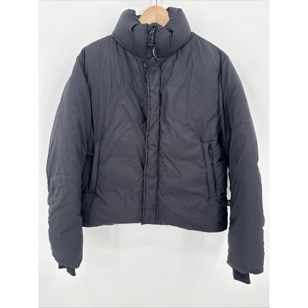 Aritzia Womens The Super One Puff Down Feather Jacket Black Small 700+ Fill